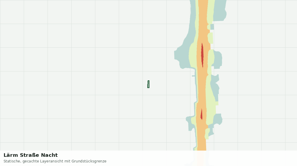 Statische Kartenansicht: Lärm Straße Nacht