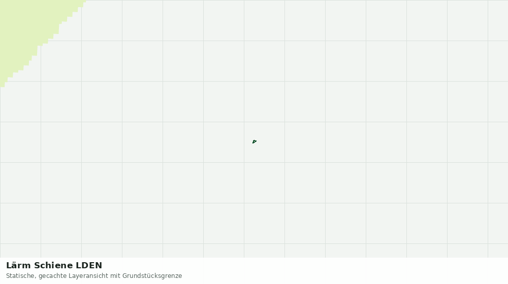 Statische Kartenansicht: Lärm Schiene LDEN