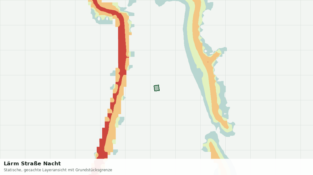 Statische Kartenansicht: Lärm Straße Nacht