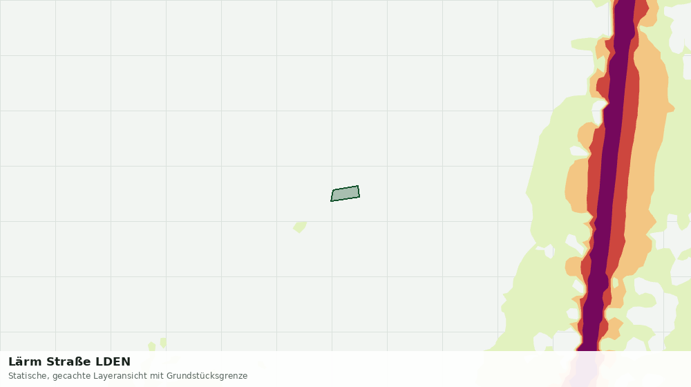 Statische Kartenansicht: Lärm Straße LDEN