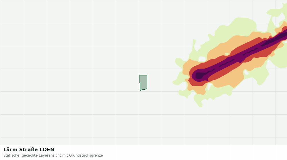 Statische Kartenansicht: Lärm Straße LDEN