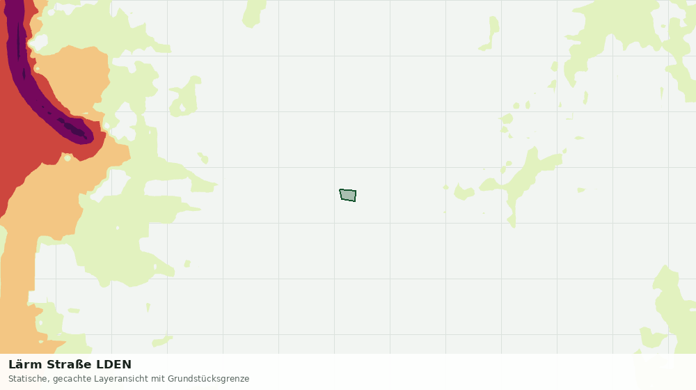 Statische Kartenansicht: Lärm Straße LDEN