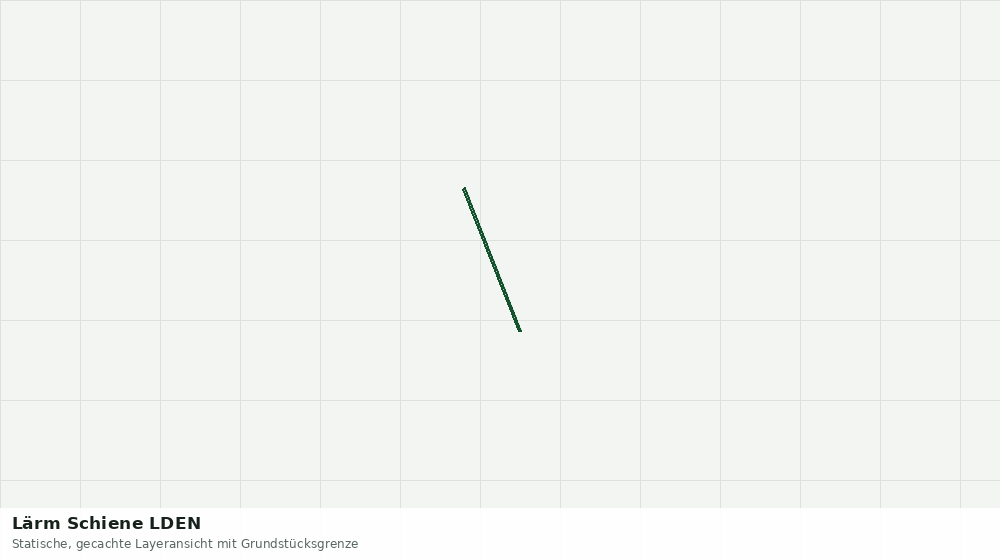 Statische Kartenansicht: Lärm Schiene LDEN