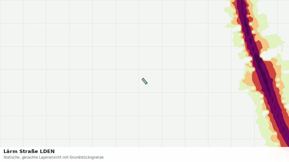 Statische Kartenansicht: Lärm Straße LDEN