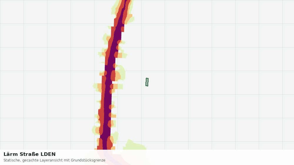 Statische Kartenansicht: Lärm Straße LDEN