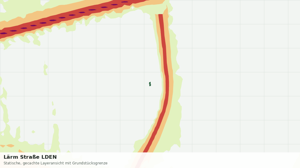 Statische Kartenansicht: Lärm Straße LDEN
