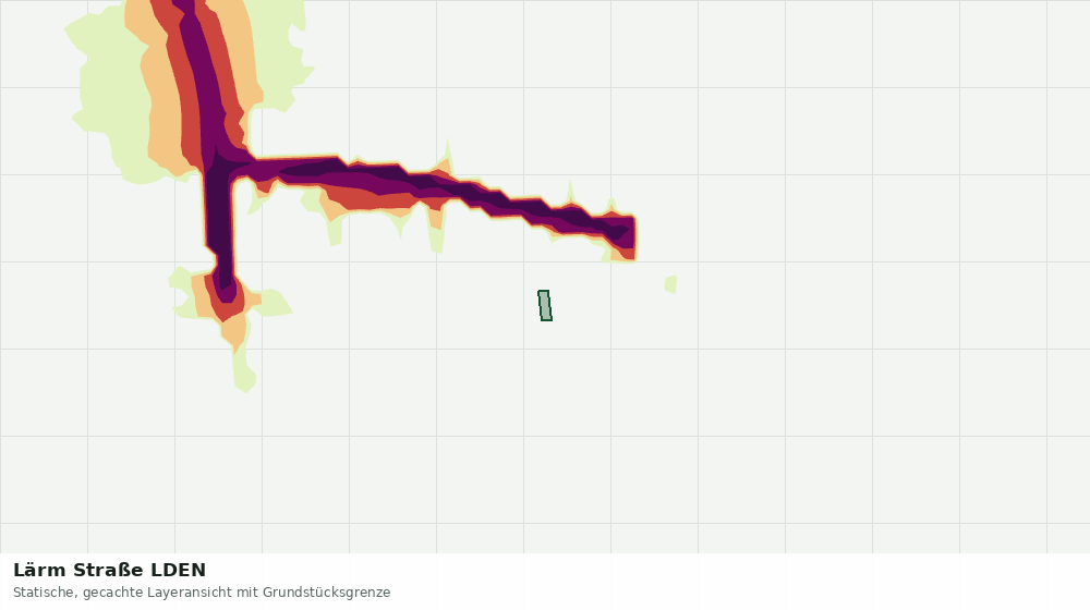 Statische Kartenansicht: Lärm Straße LDEN