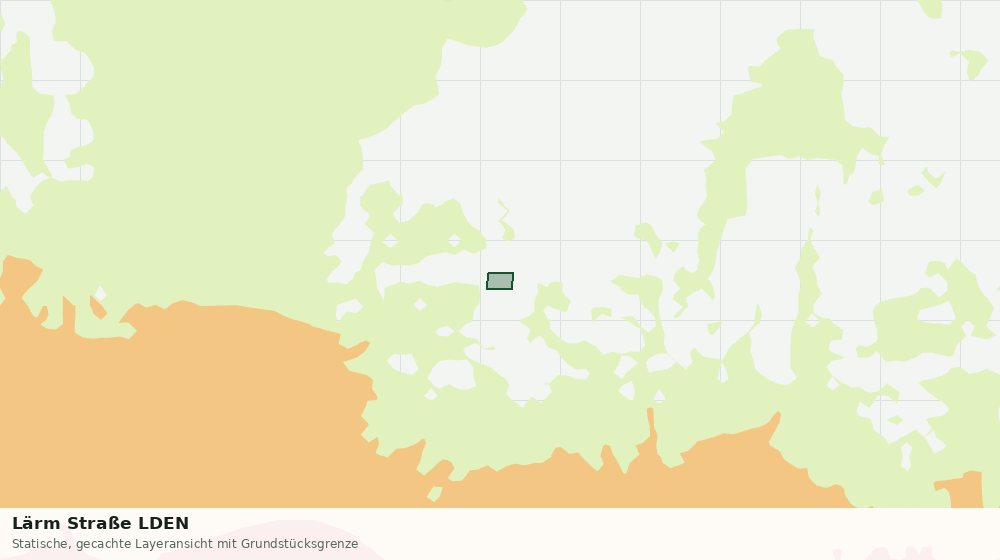 Statische Kartenansicht: Lärm Straße LDEN