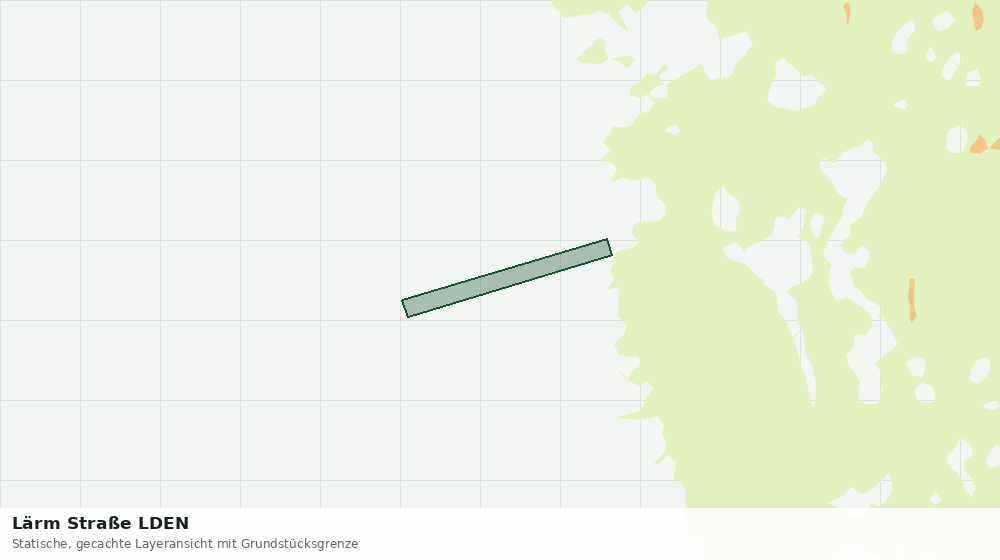 Statische Kartenansicht: Lärm Straße LDEN