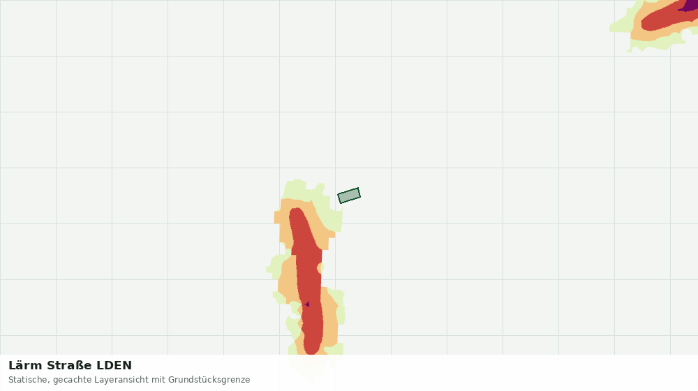 Statische Kartenansicht: Lärm Straße LDEN