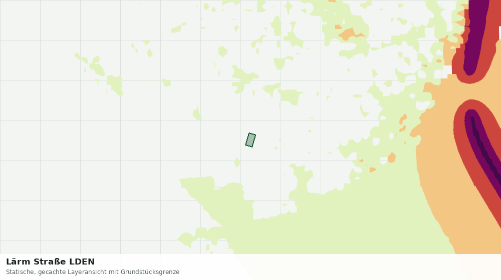 Statische Kartenansicht: Lärm Straße LDEN
