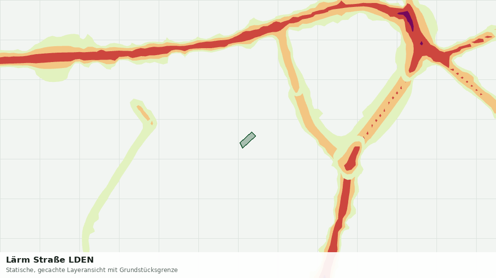 Statische Kartenansicht: Lärm Straße LDEN