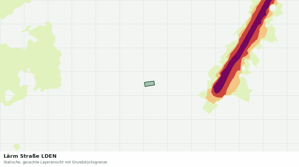 Statische Kartenansicht: Lärm Straße LDEN