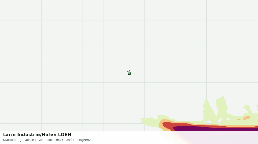 Statische Kartenansicht: Lärm Industrie/Häfen LDEN