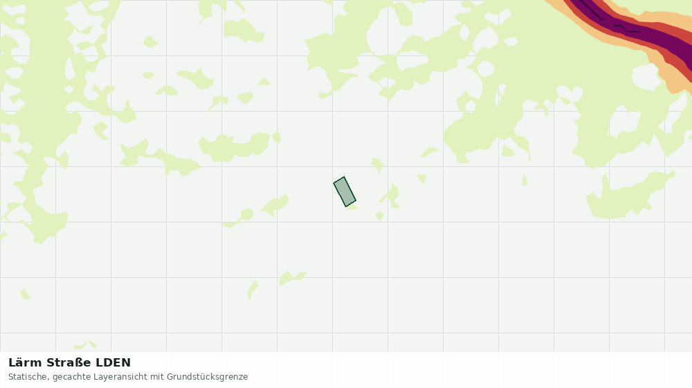 Statische Kartenansicht: Lärm Straße LDEN