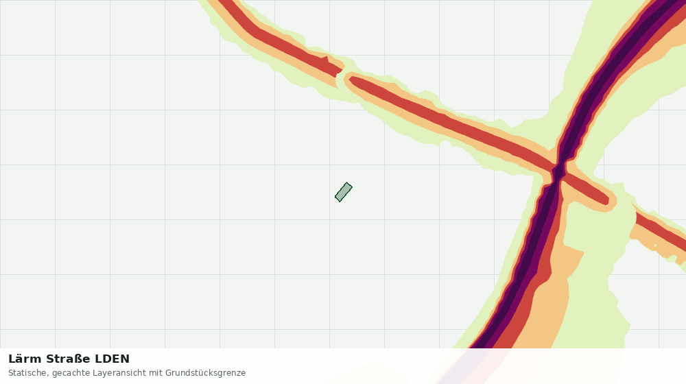 Statische Kartenansicht: Lärm Straße LDEN