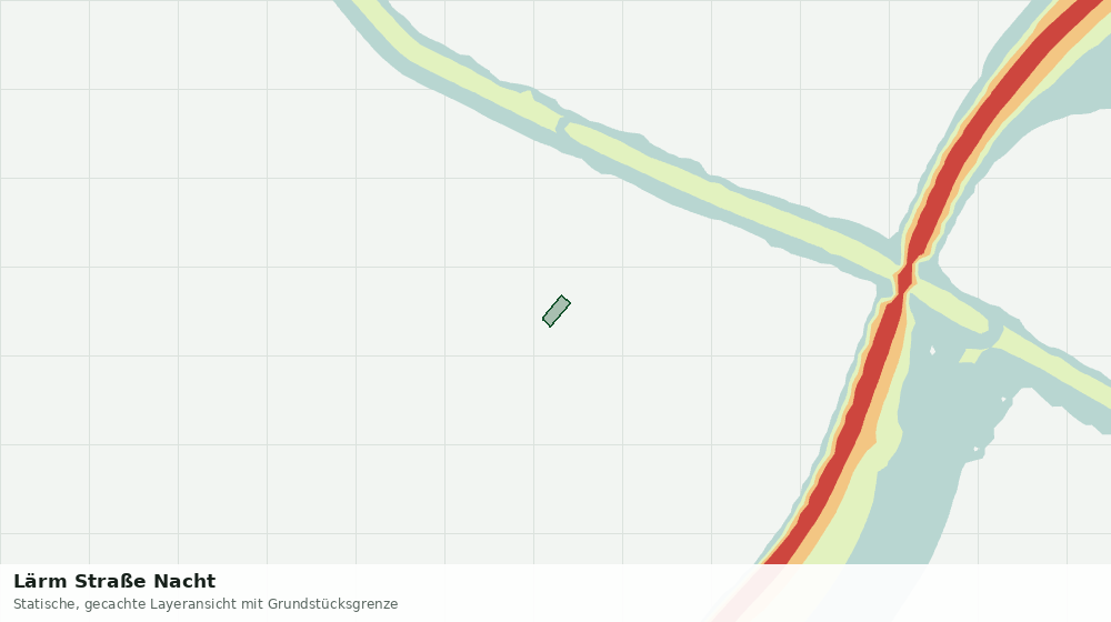 Statische Kartenansicht: Lärm Straße Nacht