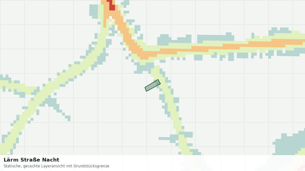 Statische Kartenansicht: Lärm Straße Nacht