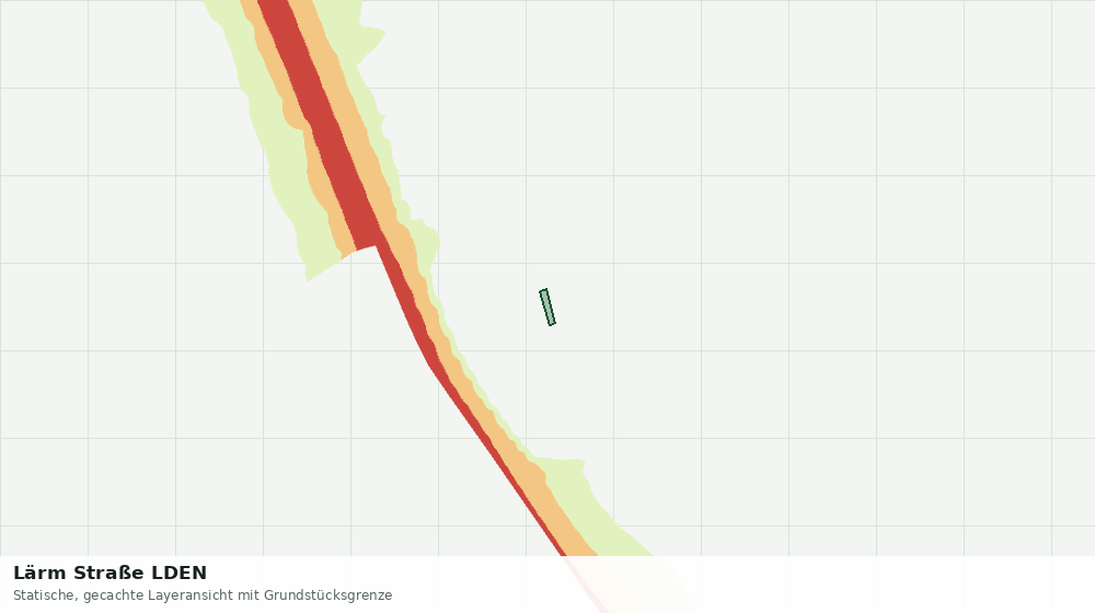 Statische Kartenansicht: Lärm Straße LDEN