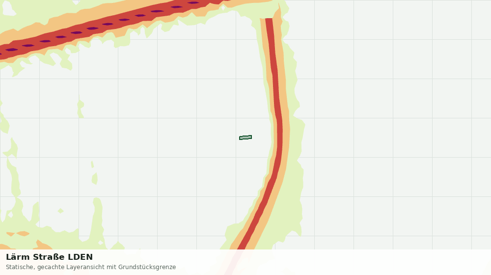 Statische Kartenansicht: Lärm Straße LDEN