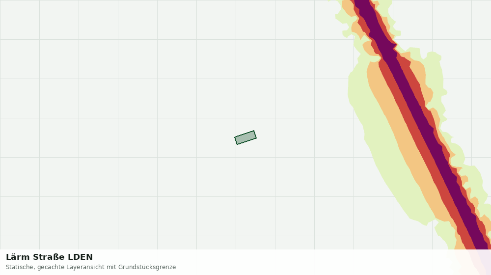Statische Kartenansicht: Lärm Straße LDEN