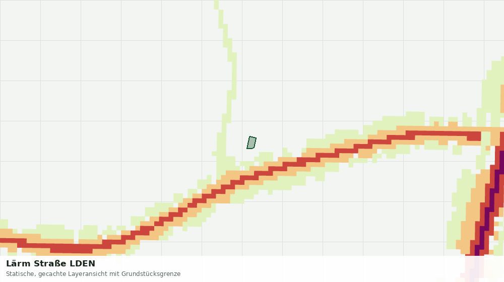 Statische Kartenansicht: Lärm Straße LDEN