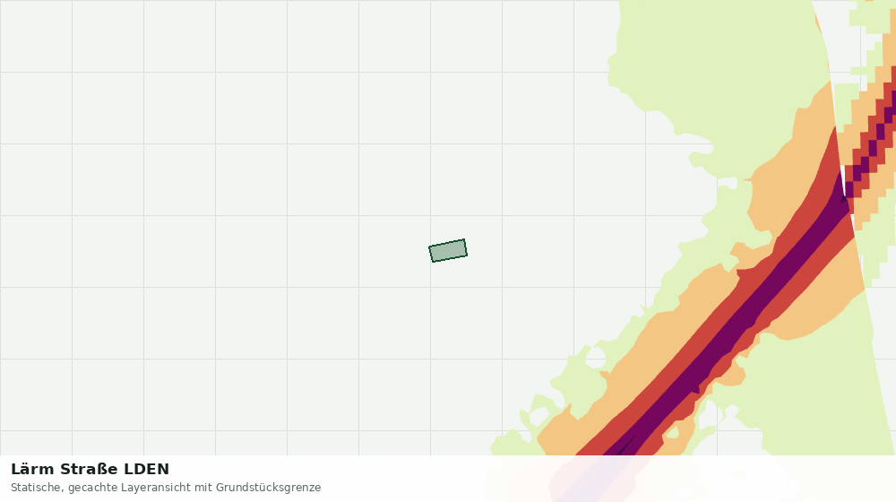 Statische Kartenansicht: Lärm Straße LDEN