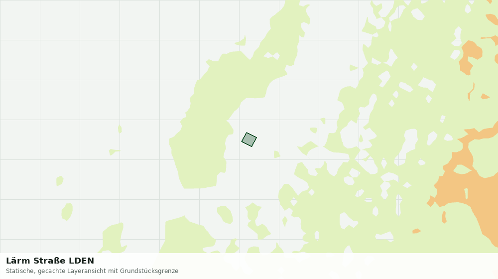 Statische Kartenansicht: Lärm Straße LDEN