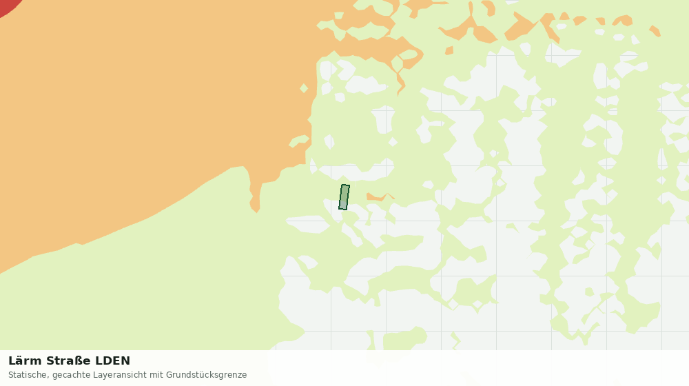 Statische Kartenansicht: Lärm Straße LDEN