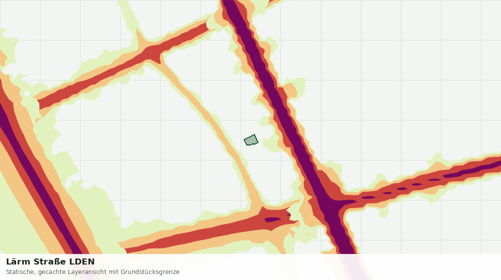 Statische Kartenansicht: Lärm Straße LDEN