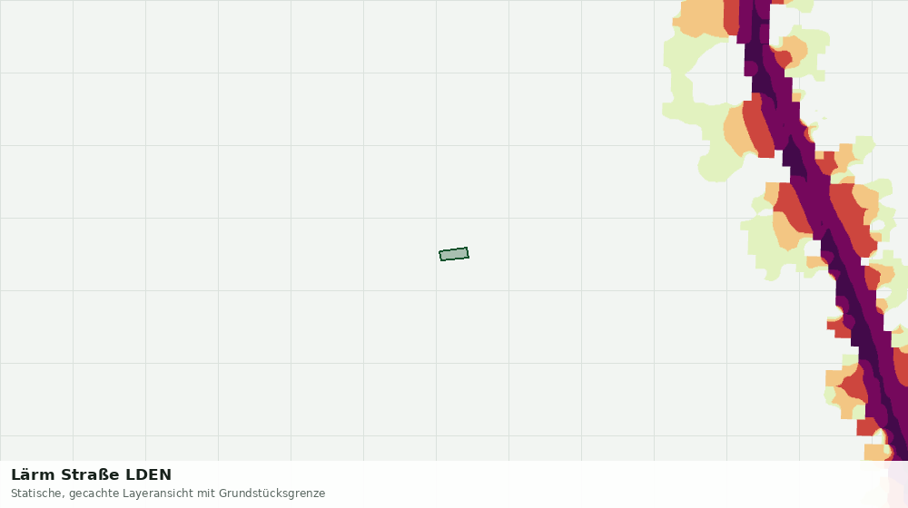Statische Kartenansicht: Lärm Straße LDEN