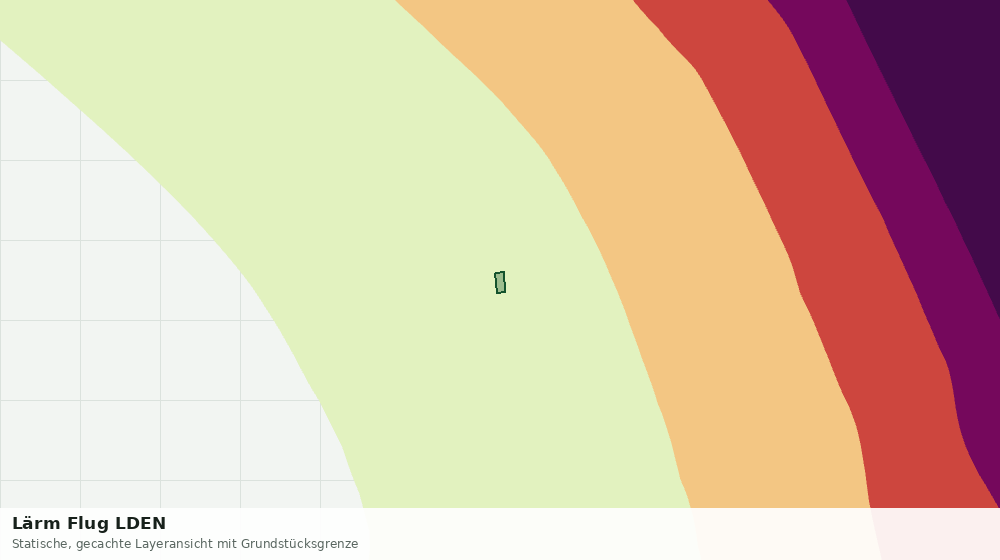 Statische Kartenansicht: Lärm Flug LDEN