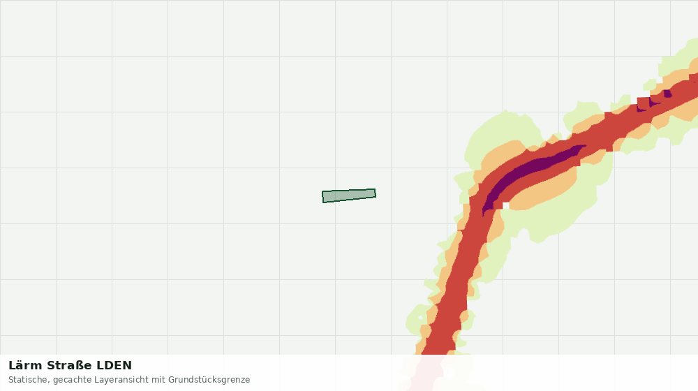 Statische Kartenansicht: Lärm Straße LDEN