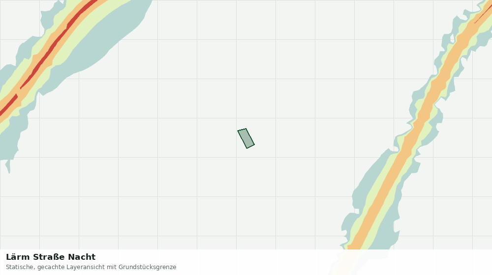 Statische Kartenansicht: Lärm Straße Nacht