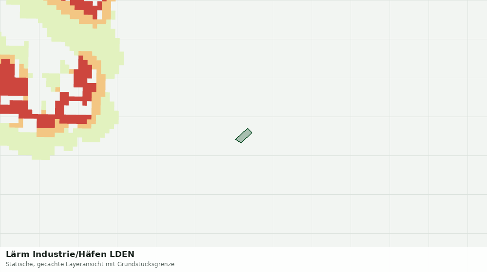 Statische Kartenansicht: Lärm Industrie/Häfen LDEN