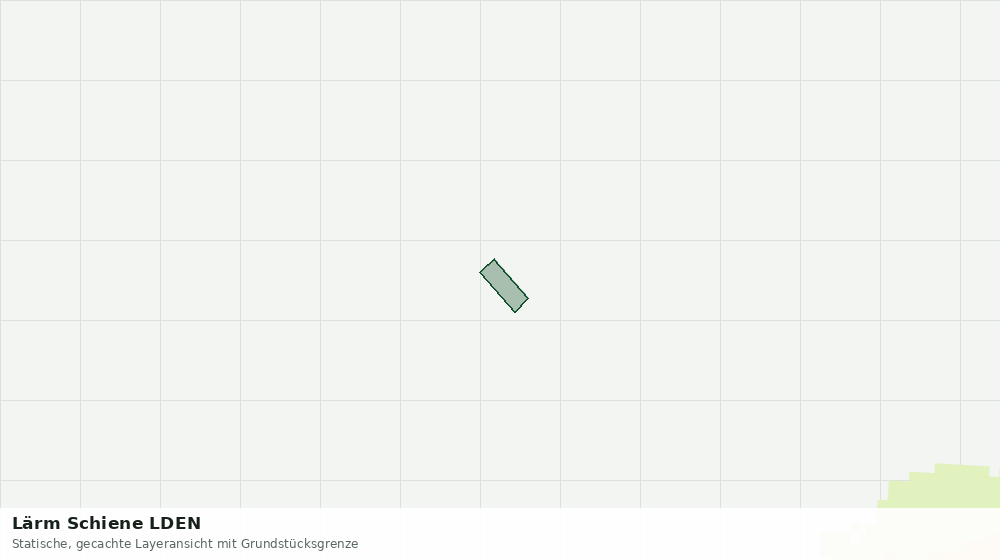 Statische Kartenansicht: Lärm Schiene LDEN