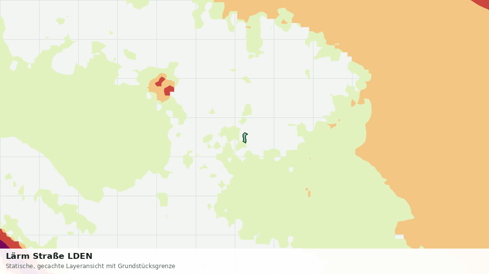 Statische Kartenansicht: Lärm Straße LDEN