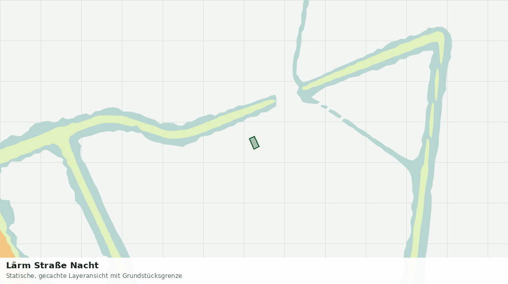 Statische Kartenansicht: Lärm Straße Nacht