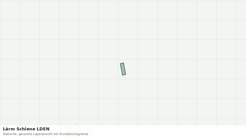 Statische Kartenansicht: Lärm Schiene LDEN