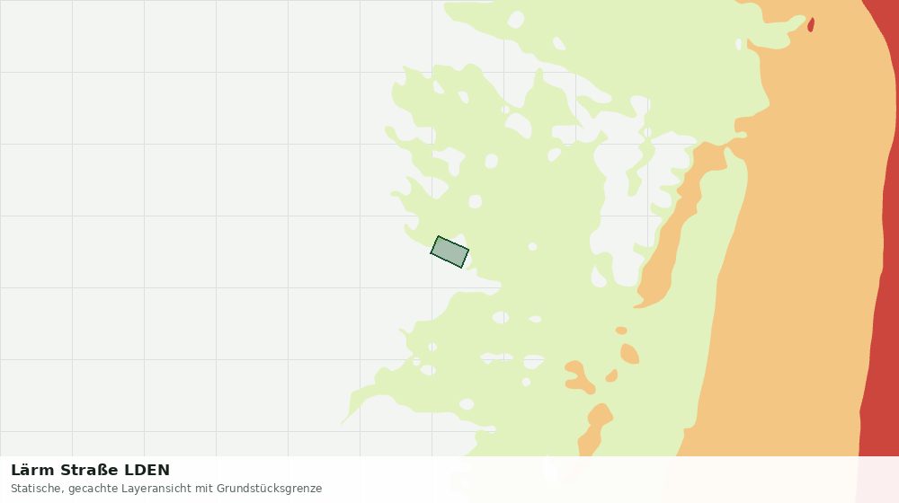 Statische Kartenansicht: Lärm Straße LDEN