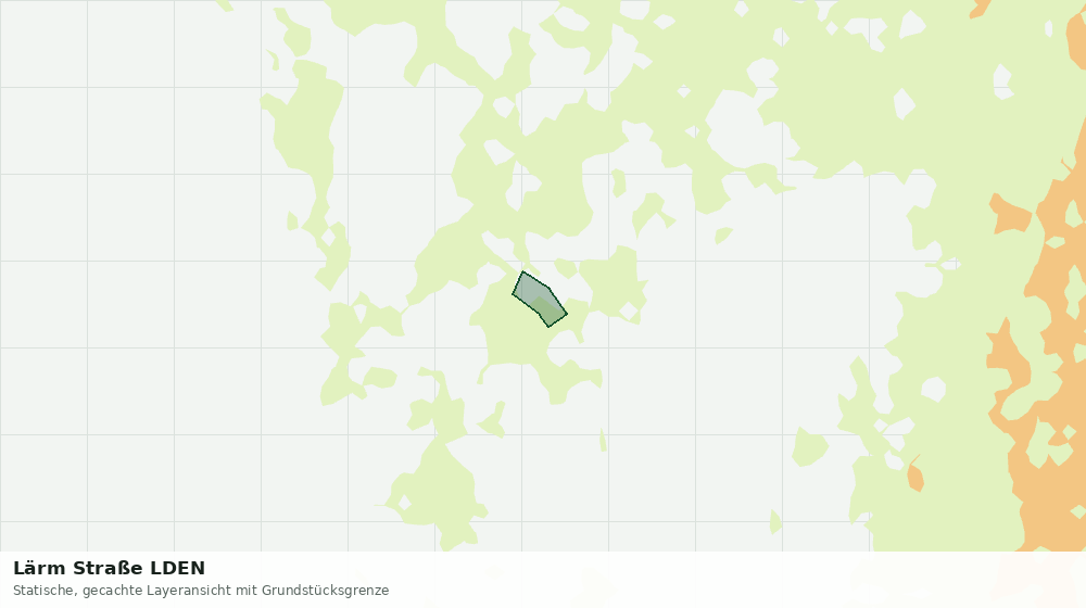 Statische Kartenansicht: Lärm Straße LDEN