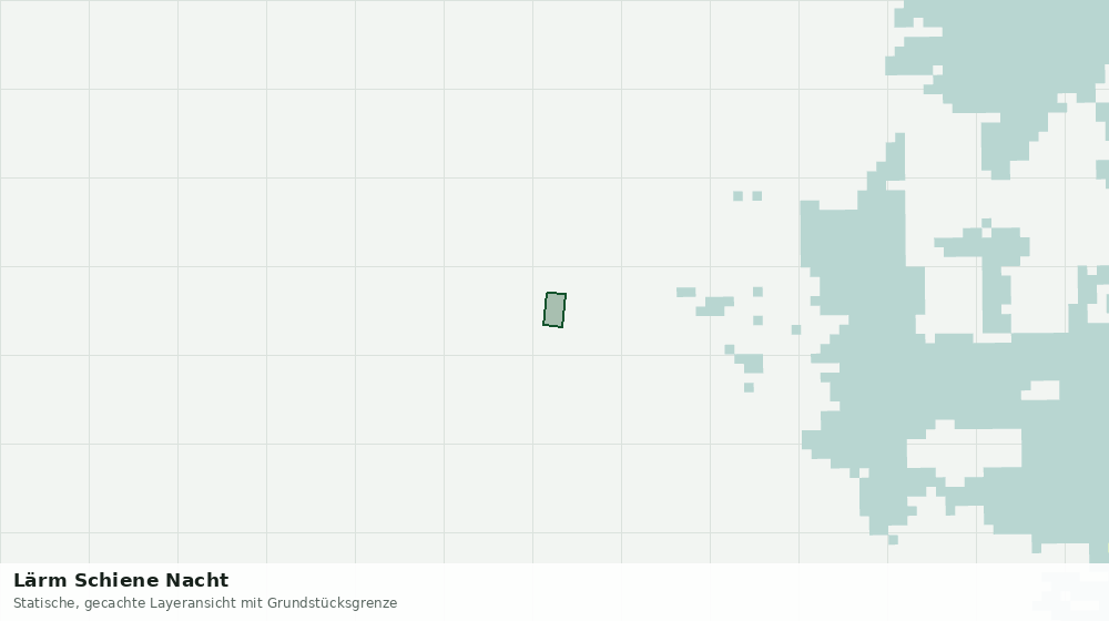 Statische Kartenansicht: Lärm Schiene Nacht