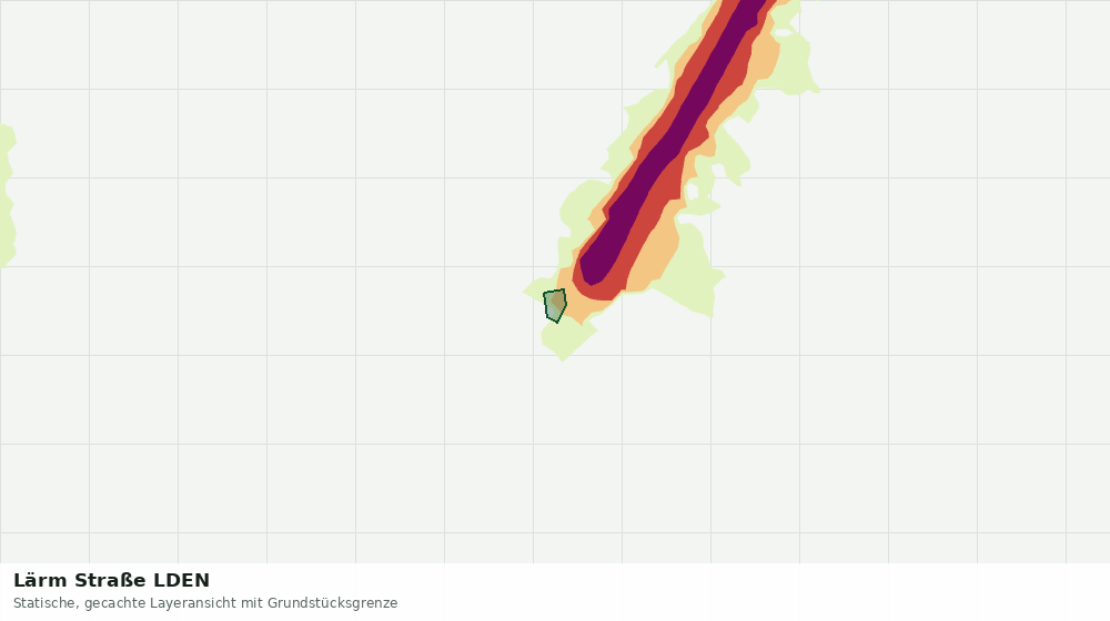 Statische Kartenansicht: Lärm Straße LDEN