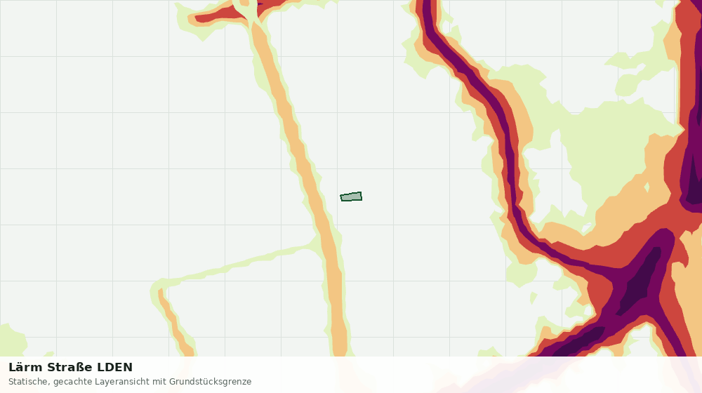 Statische Kartenansicht: Lärm Straße LDEN