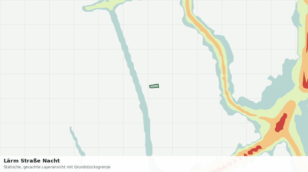 Statische Kartenansicht: Lärm Straße Nacht