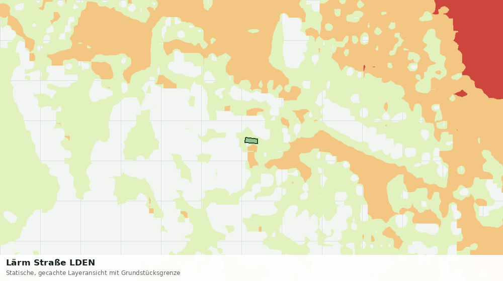 Statische Kartenansicht: Lärm Straße LDEN