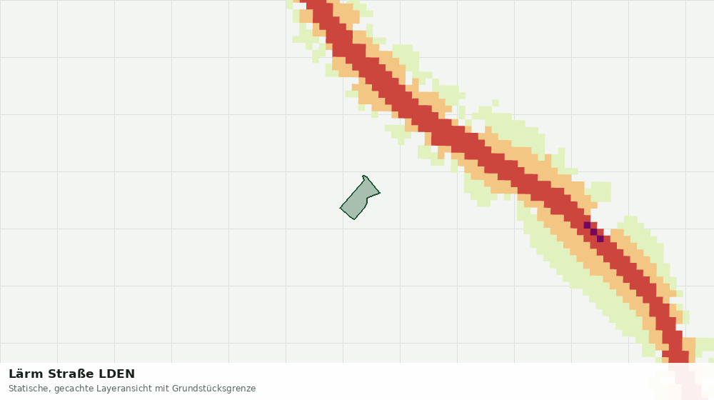 Statische Kartenansicht: Lärm Straße LDEN