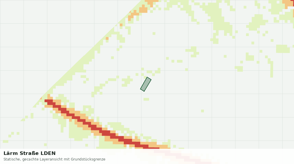 Statische Kartenansicht: Lärm Straße LDEN