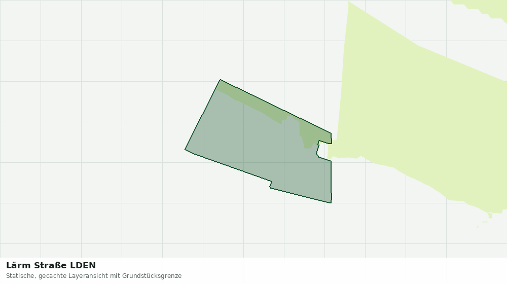 Statische Kartenansicht: Lärm Straße LDEN