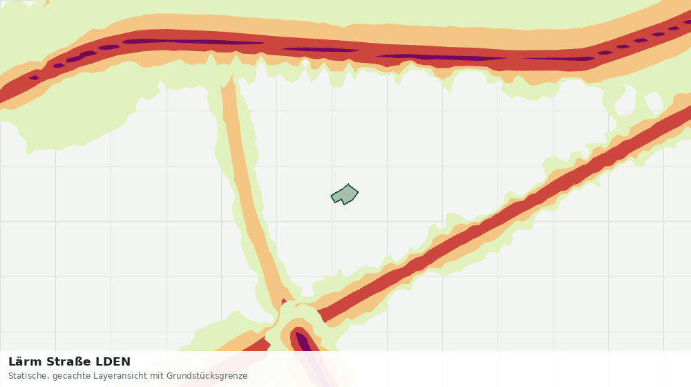 Statische Kartenansicht: Lärm Straße LDEN
